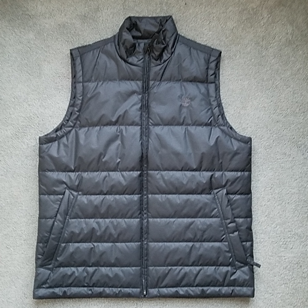 Mens Timberland Puffer Vest Black